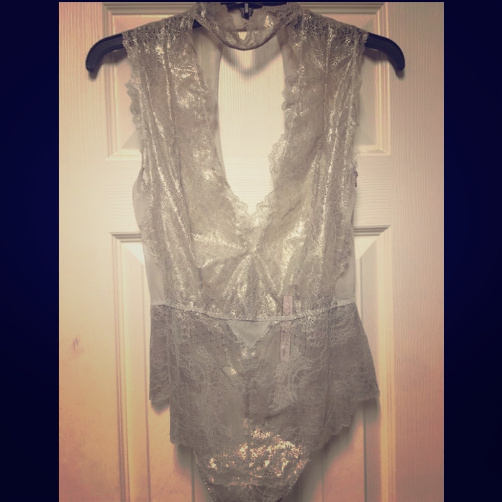 Dream angels metallic bodysuit
